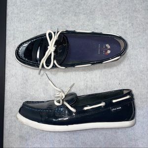 COLE HAAN Nantucket Camp Moccasins Patent Boat